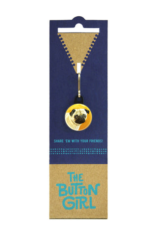 Zipper Pull - pug