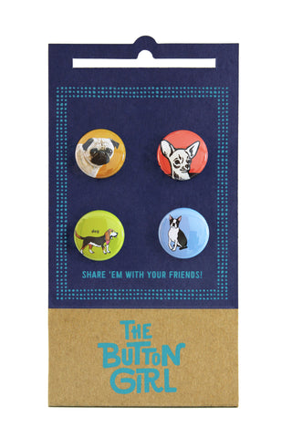 Woof! button set