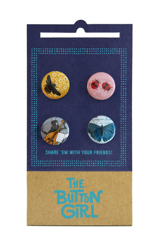 Tiny Creatures!  button set